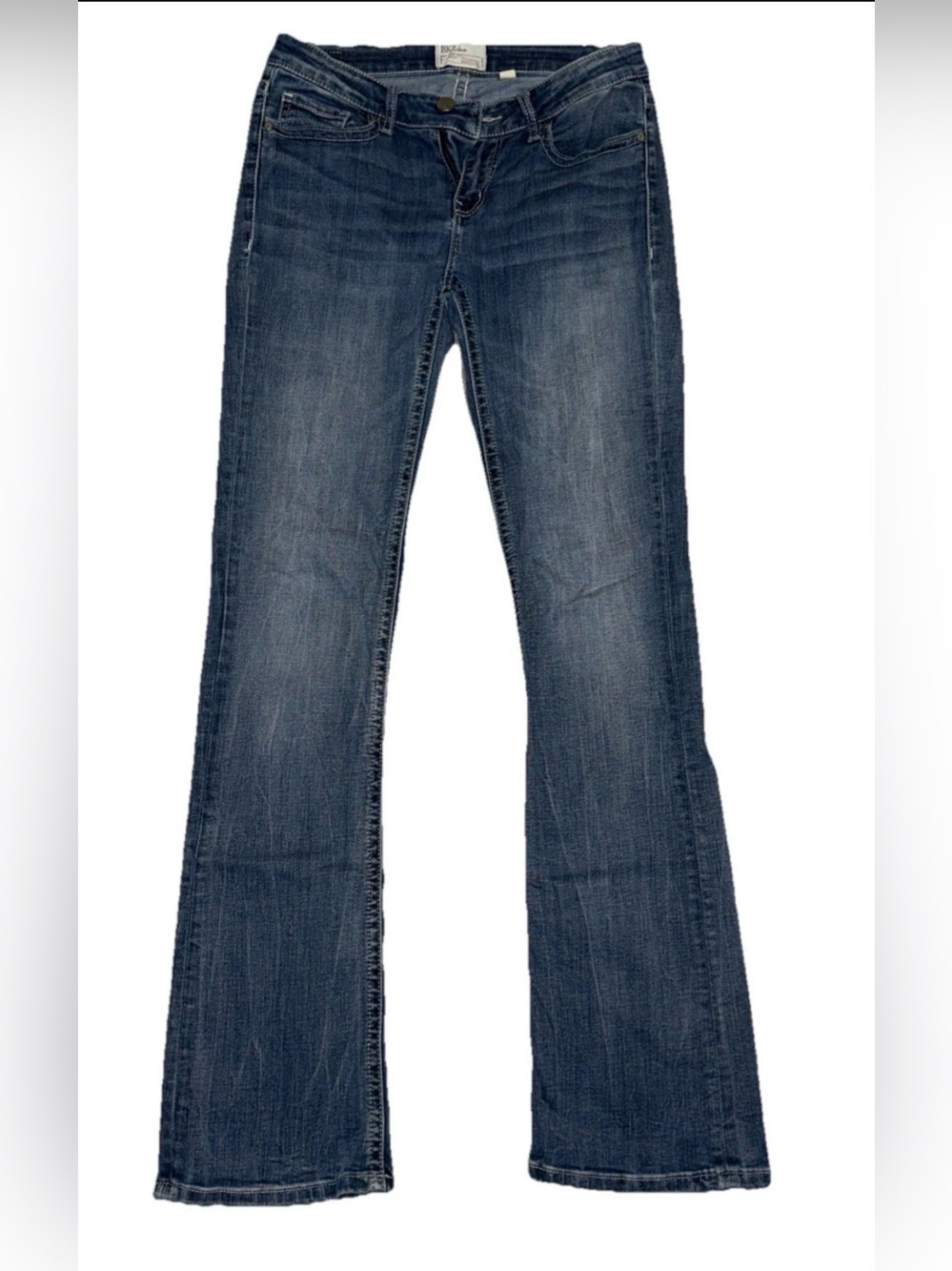 Women’s Buckle Denim Jeans Stella Size 26 Long X 33 1/2 Light Wash Low Rise